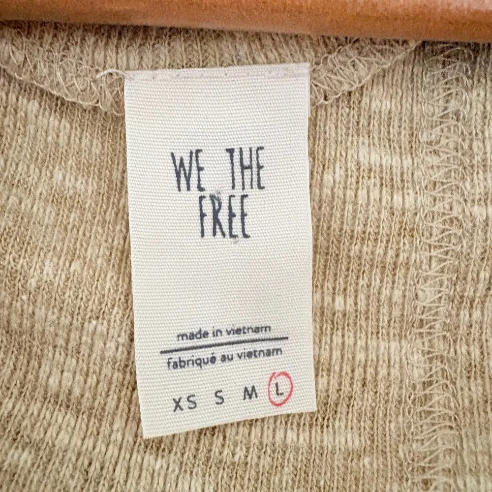 We The Free Pullover Beach Cocoon Cowl Large Boho Slouchy Oversized